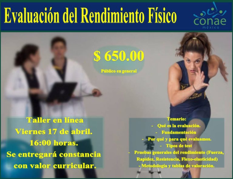 Taller » Evaluación del rendimiento físico»