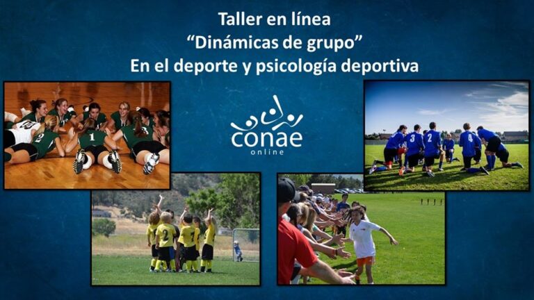 Taller en linea «Dinámicas de grupo: en el deporte y psicología deportiva»